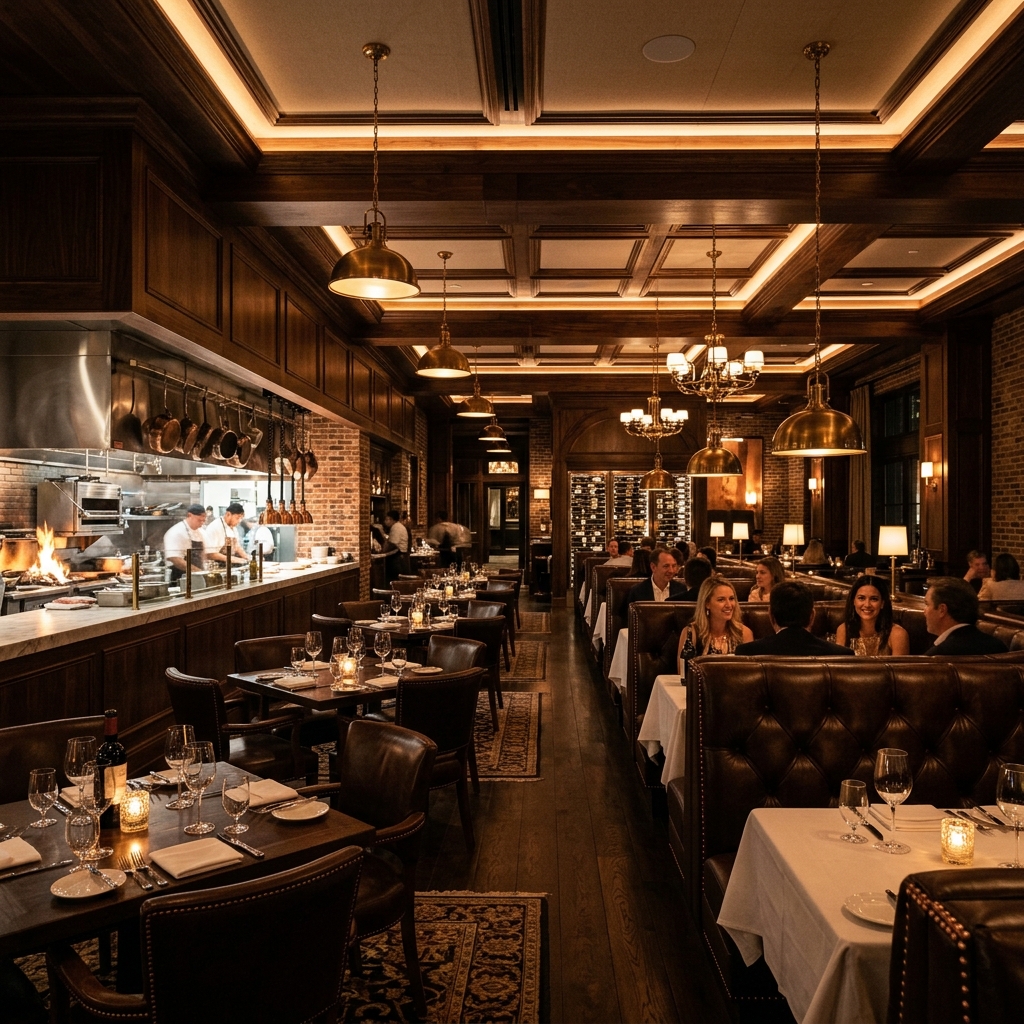 Marina Grill House Steakhouse Restaurant Fit-out Kuwait