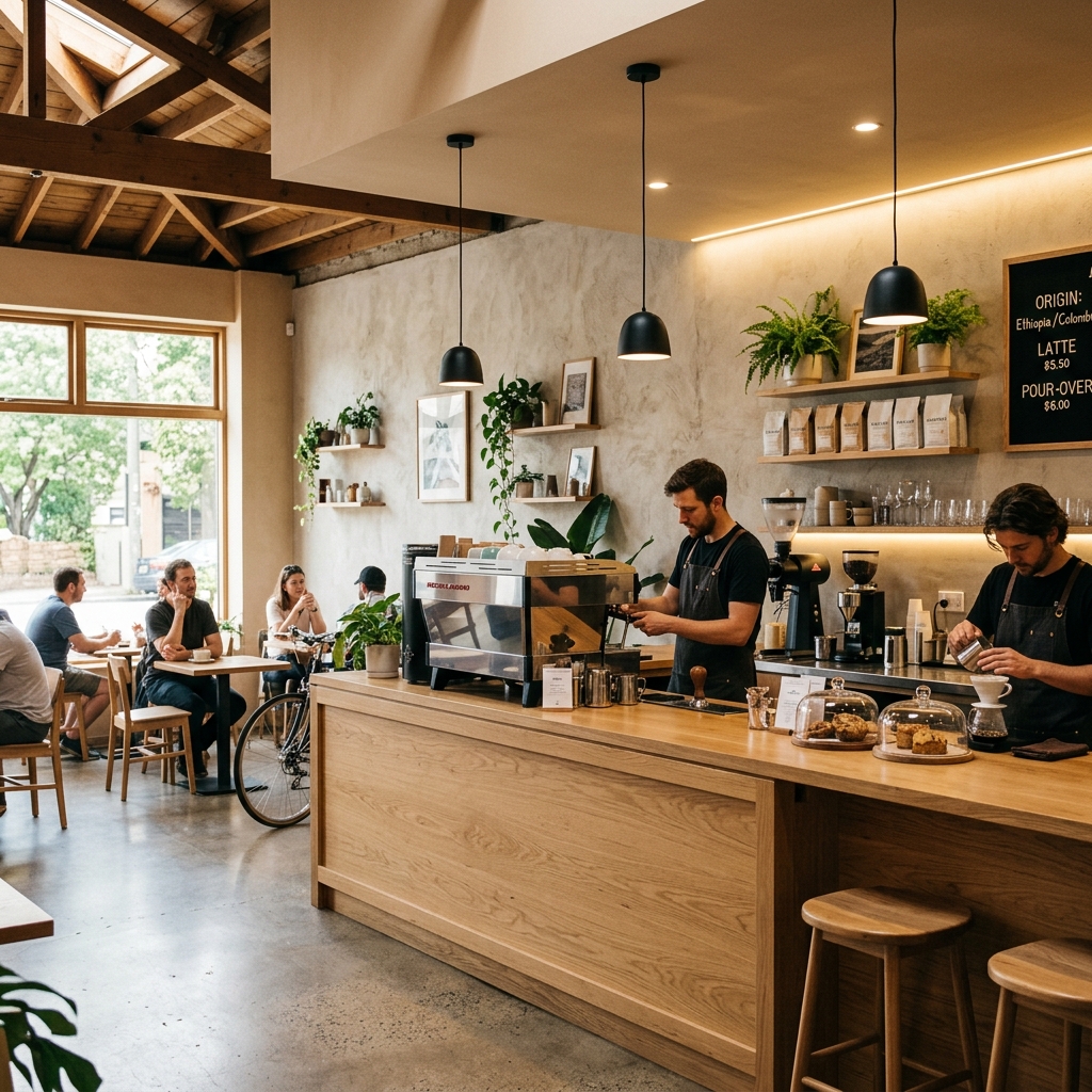 Noor Specialty Café Coffee Shop Interior Kuwait