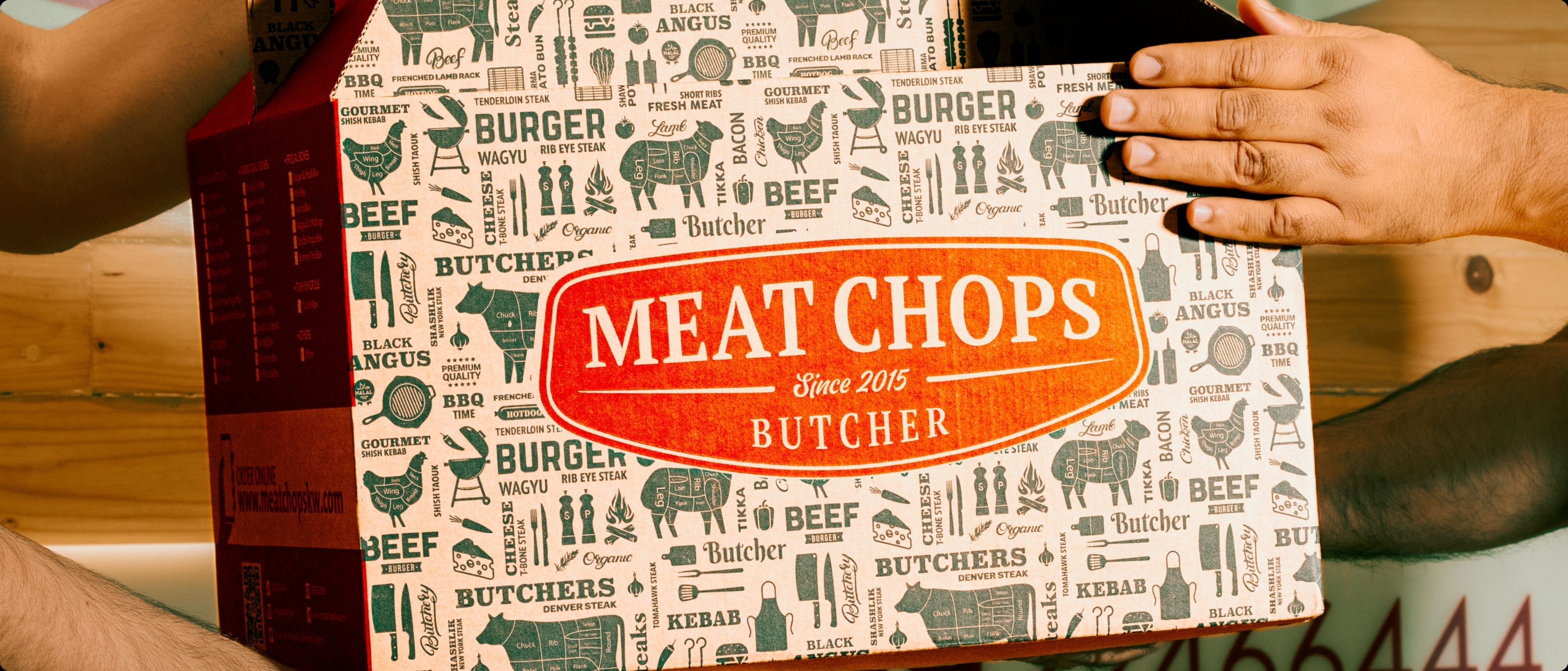 Meat Chops butcher box, an Al Thiqa FMCG brand