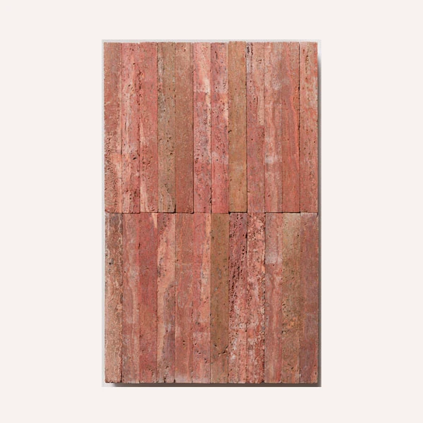 red travertine brick