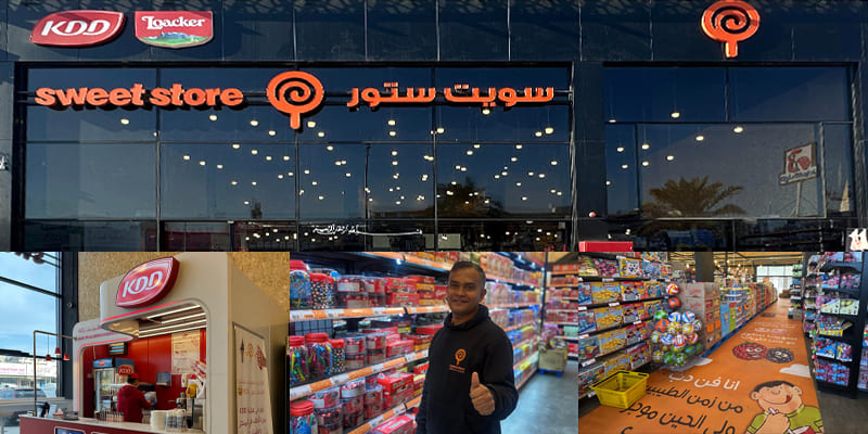 Inside a Sweet Store Kuwait branch