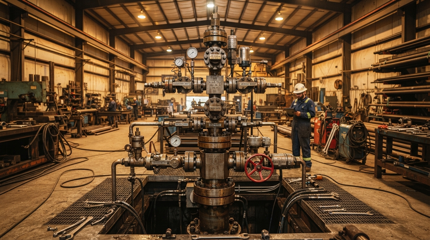Industrial precision and engineering detail